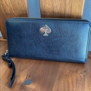 Kate Spade Leroy Street Neda Wallet, Black Leather